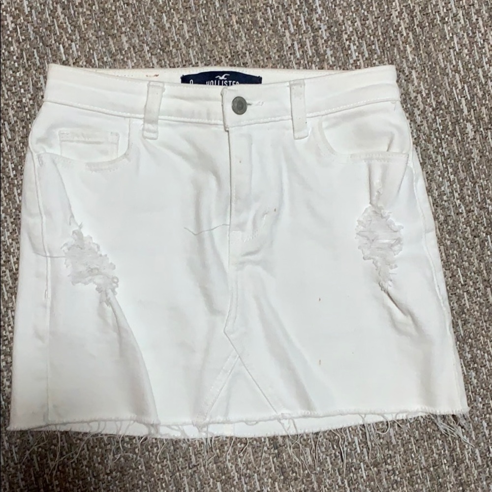Hollister High Rise Jean Skirt
